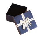 Geschenkbox mit Schleife – 9×9×4 cm