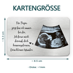 Foto Geldbörsen-Karte Geschenk für den frischgebackenen Vater