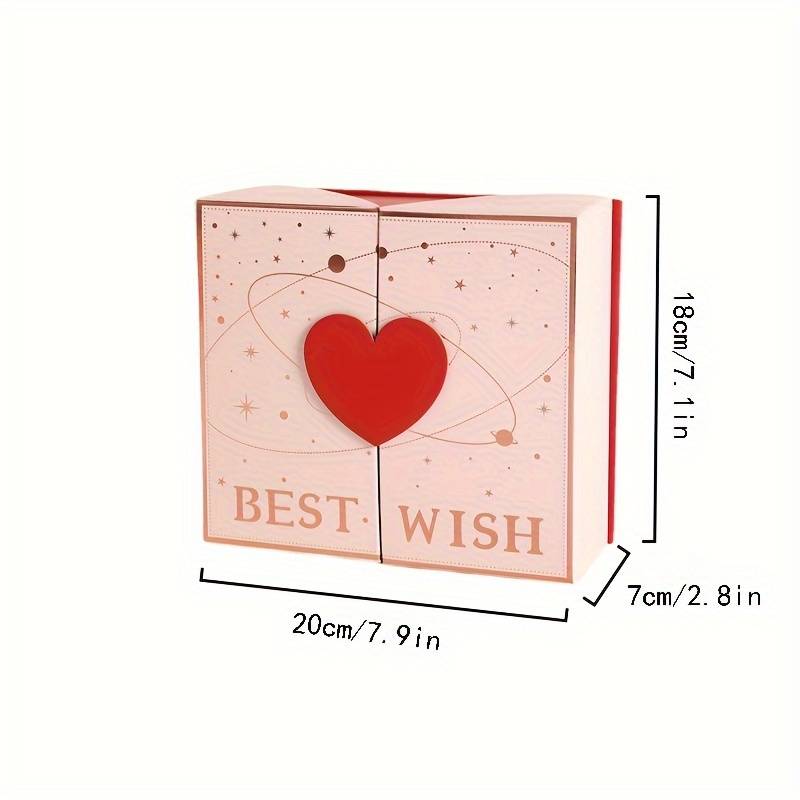 Magnetische Geschenkbox mit Doppeltür 20*18*7cm