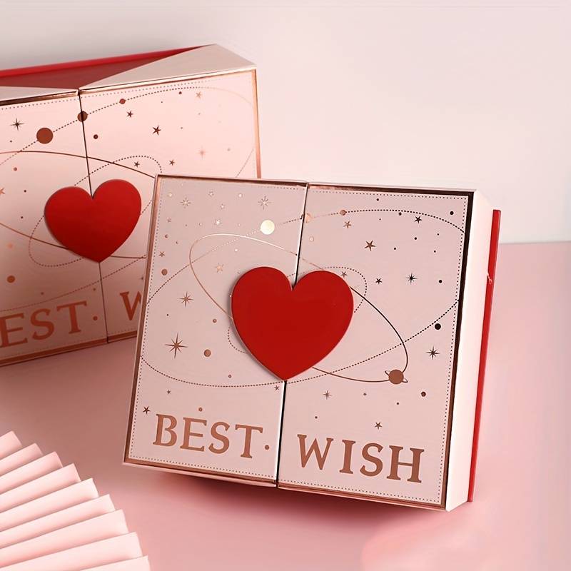 Magnetische Geschenkbox mit Doppeltür 20*18*7cm