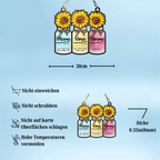 Personalisierter Sonnenfänger mit Vasen Geschenk für Frau, Mama und Oma