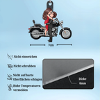 Motorrad-Paar Personalisierter Acrylschlüsselanänger mit Namen