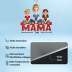 Personalisierter Acrylanhänger mit Mama und Kinder Autoanhänger für Mutter