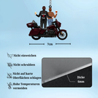 Motorradpaar mit Namen Personalisierter Acryl-Schlüsselanhänger