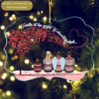 Kirschbaum mit Sprüche Christbaumschmuck mit gestalteten Puppen und Wunschnamen