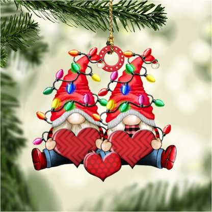 Christbaumschmuck Familie Zwerge Weihnachtslicht 3-8 Namen
