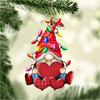 Christbaumschmuck Familie Zwerge Weihnachtslicht 2-7 Namen