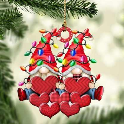 Christbaumschmuck Familie Zwerge Weihnachtslicht 3-8 Namen