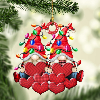 Christbaumschmuck Familie Zwerge Weihnachtslicht 3-8 Namen